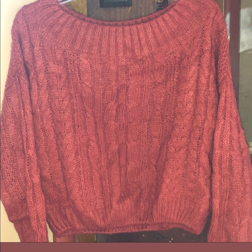 Off the shoulder sweater